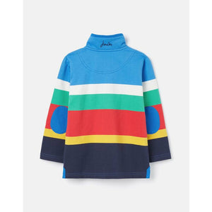 Multi Stripe Captain Half Zip Sweatshirt