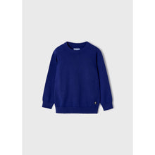 Load image into Gallery viewer, Basic Cotton Crewneck Sweater - Cobalt

