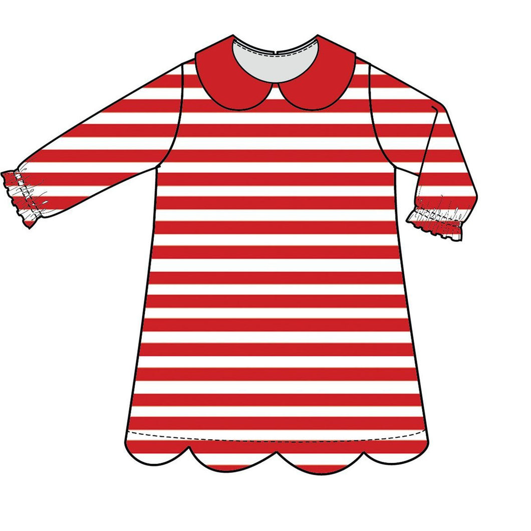 Red & White Stripe A-Line Dress – Milby's Just Kids Red & White Stripe A-Line Dress – Milby's Just Kids