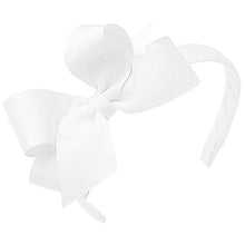 Load image into Gallery viewer, Medium Classic Grosgrain Bow on Headband - MORE COLORS
