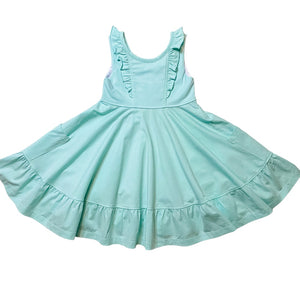 Aqua Twirl Dress