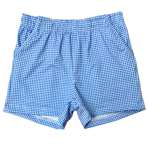 Nathan Short- Royal Mini Gingham