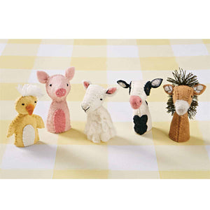 Farm Animal Finger Puppet Set