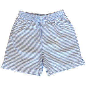 Seersucker Shorts - Chambray