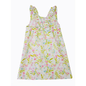 Zoe Ruffle Collared Dress- Summer Floral