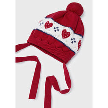 Load image into Gallery viewer, Knit Dress with Hat- Red
