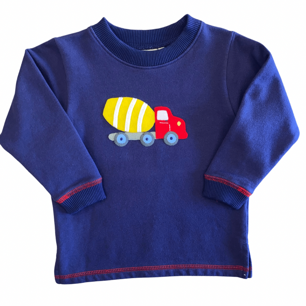 Cement Truck Sweatshirt - Dark Royal