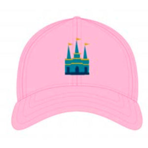 Castle on Light Pink Hat