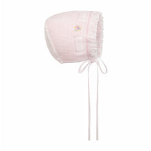 Load image into Gallery viewer, Secret Garden Bonnet Pink/ White
