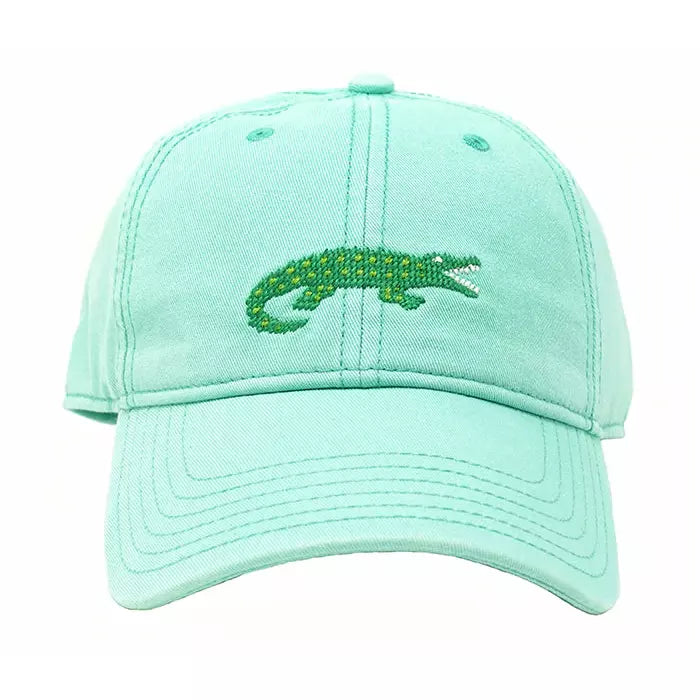Alligator on Green Hat