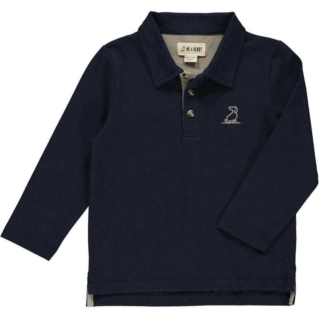 Spencer Polo - Navy Pique