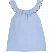 Load image into Gallery viewer, Blue Chambray Richmond Top
