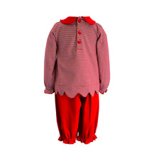 Load image into Gallery viewer, Red Infant Leggings Set
