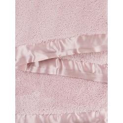 Chenille Baby Blanket-Dusty Pink
