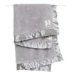 Chenille Baby Blanket-Silver