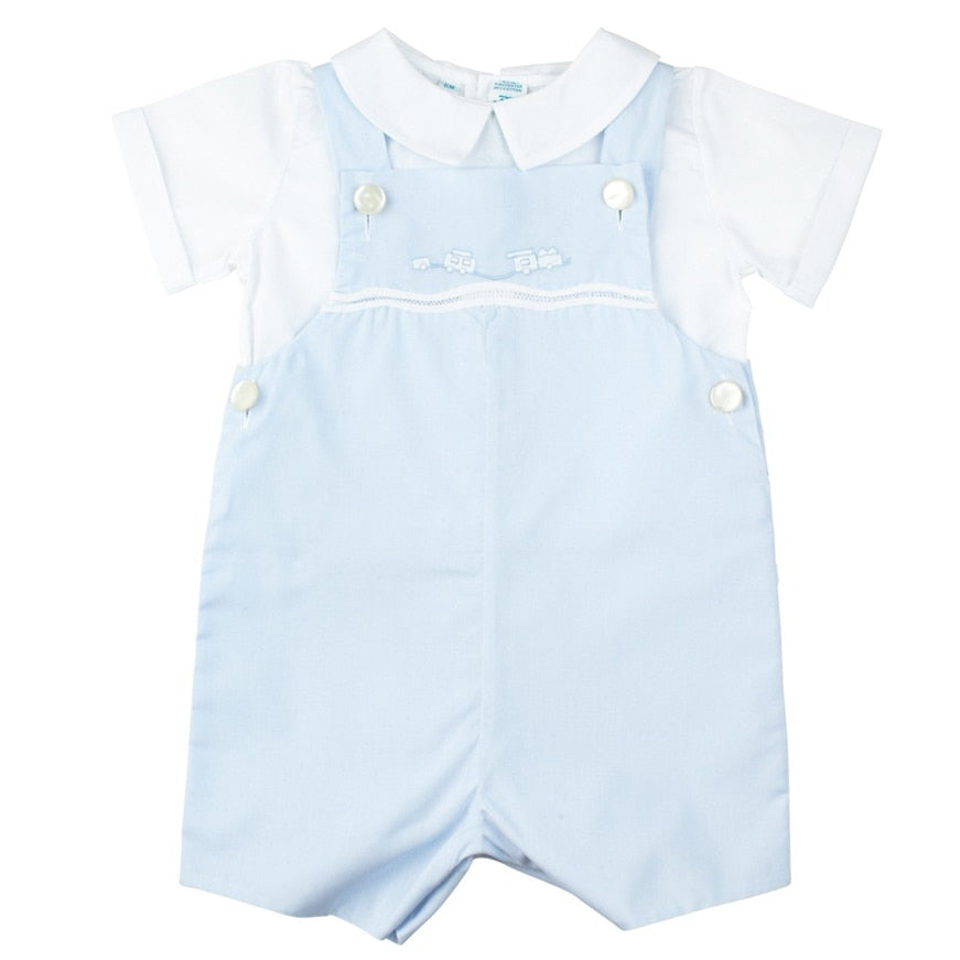 2-Piece Train Shortall- Blue