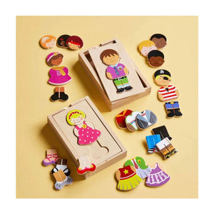 Girl Dress Up Wood Puzzle