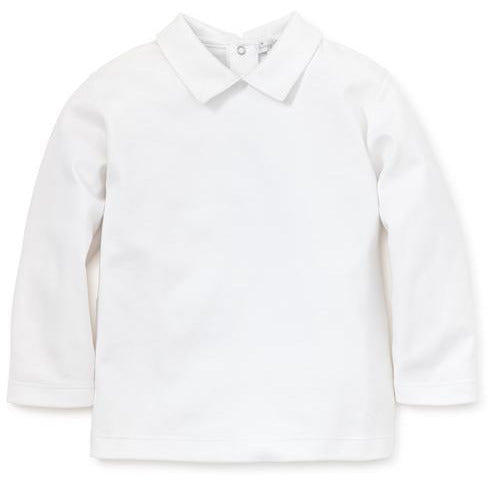 Basic Long Sleeve Shirt w/ Collar