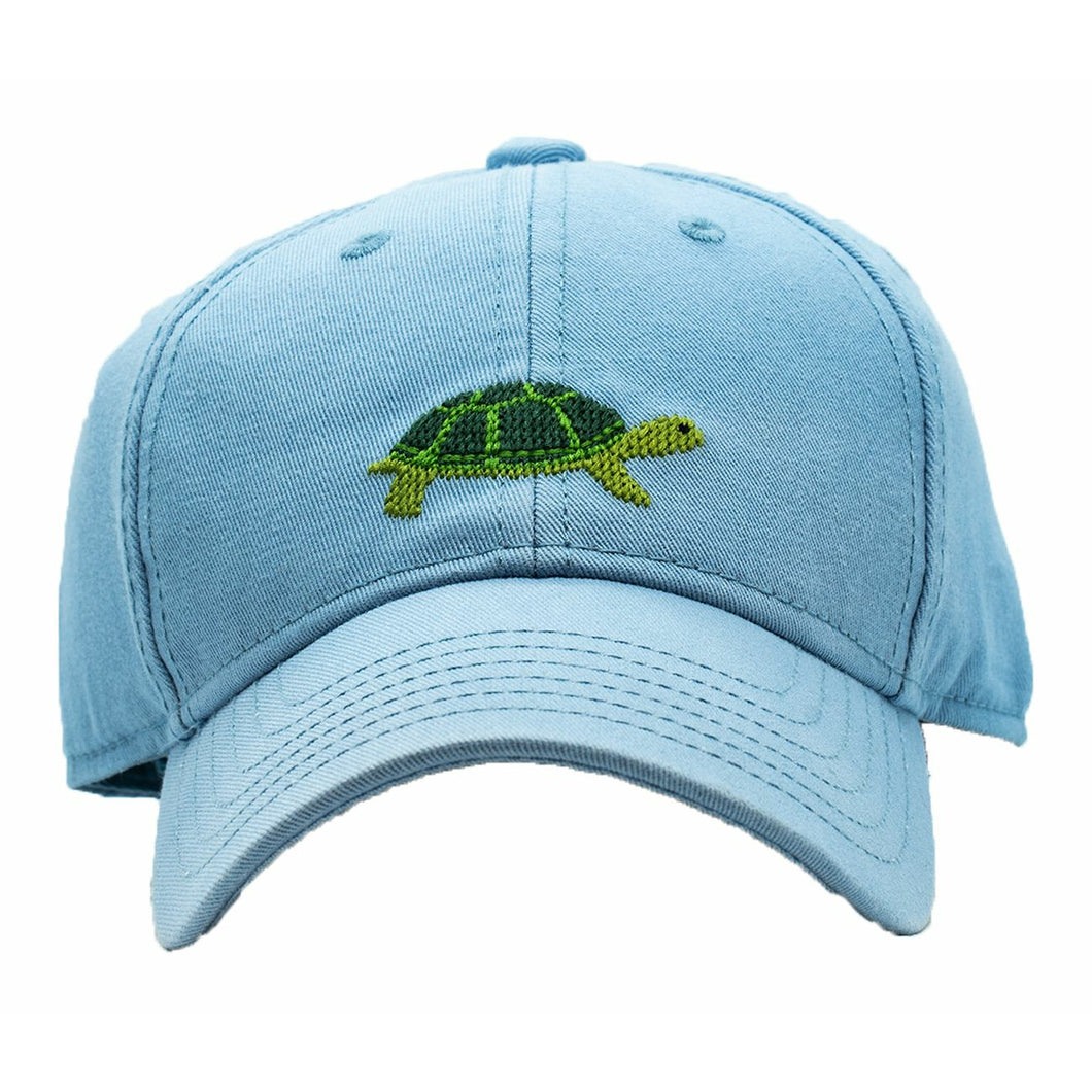 Turtle on Faded Chambray Hat