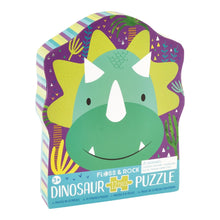 Load image into Gallery viewer, Dino 12pc Shaped Jigsaw with Shaped Box
