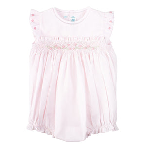 Rose Garden Collection Smocked Fly Sleeve Bubble