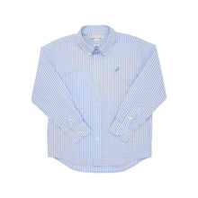 Load image into Gallery viewer, Dean&#39;s List Shirt- Park City Periwinkle Windowpane/ Park City Periwinkle

