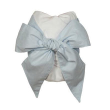 Load image into Gallery viewer, Bow Swaddle- Broadcloth with Buckhead Blue
