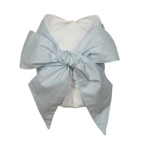 Bow Swaddle- Broadcloth with Buckhead Blue