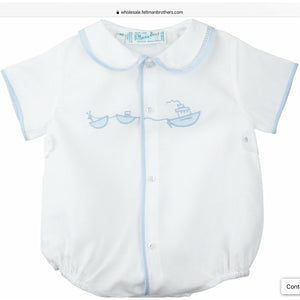 Boat Creeper- White/Blue