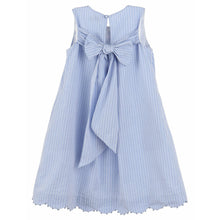 Load image into Gallery viewer, Scalloped Swing Dress-Blue
