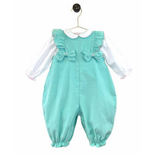 Load image into Gallery viewer, Romper &amp; Shirt Set - Ruffle &amp; Bows
