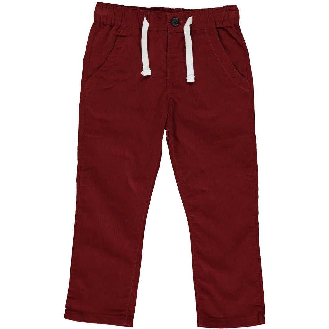 Modoc Cord Pants - Deep Red