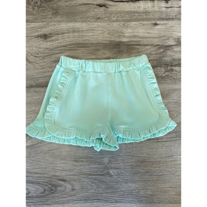 Round Ruffle Shorts - Jade
