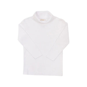 Tatum’s Turtleneck Shirt & Onesie (Unisex)- Worth Avenue White