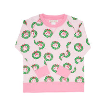 Load image into Gallery viewer, Cassidy Comfy Crewneck - Deck the Halls w/ Bows &amp; Holly
