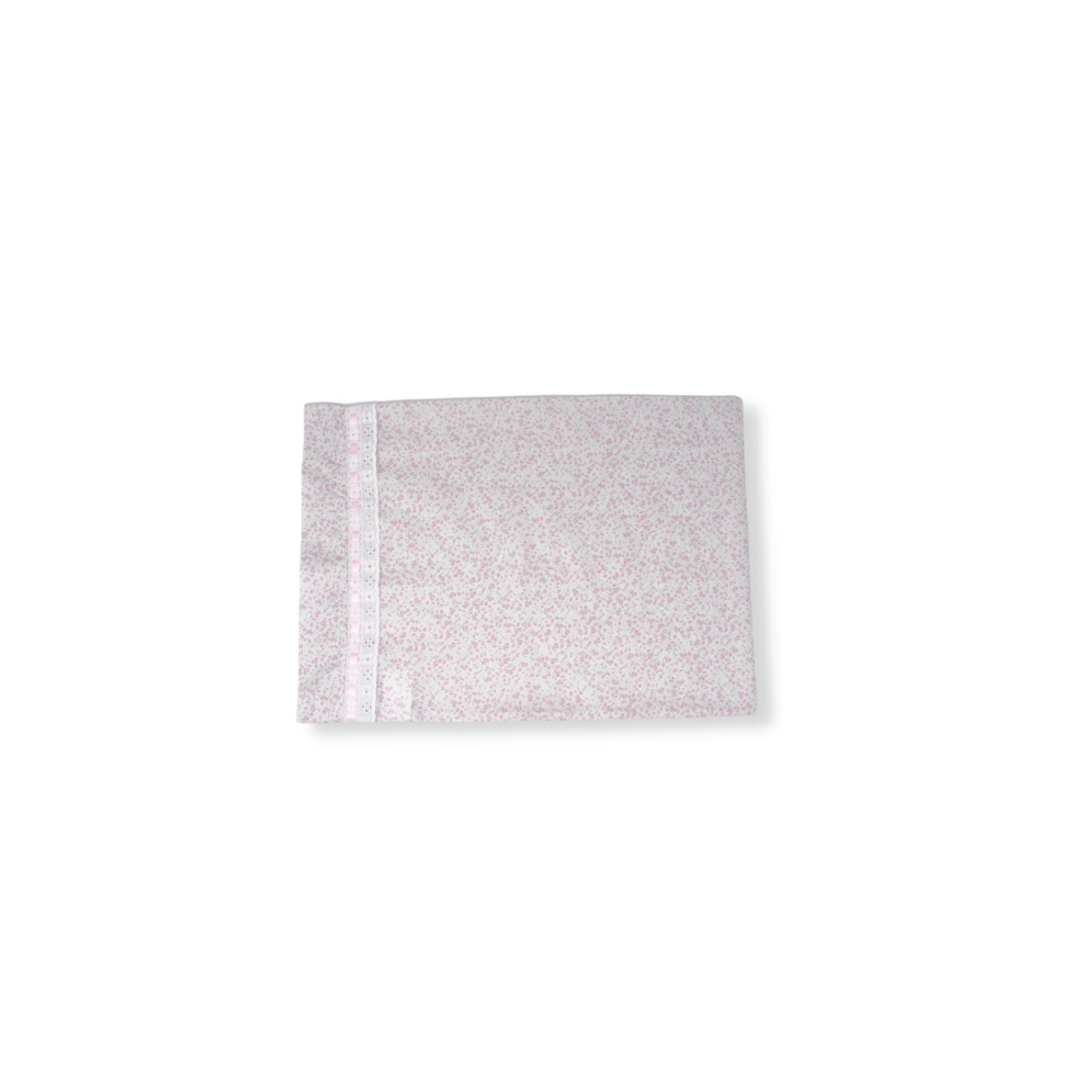 Pink Floral Heirloom Pillow Case