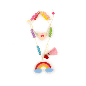 Rainbow Bead Necklace