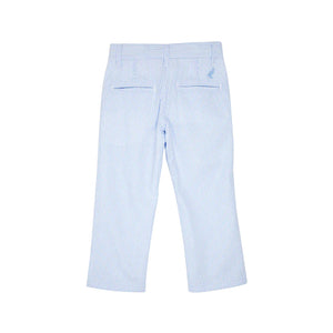 Prep School Pants - Breakers Blue Seersucker/ Buckhead Blue