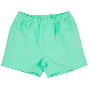 Critter Sheffield Shorts - Grace Bay Green With Golf Embroidery
