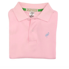 Load image into Gallery viewer, Prim &amp; Proper Polo SS-Palm Beach Pink/Buckhead Blue
