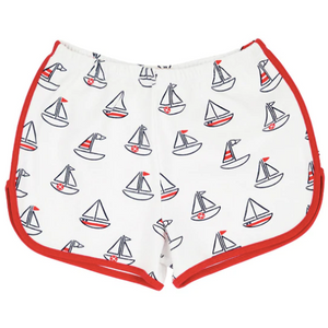 Cheryl Shorts - Undulata Regatta/Richmond Red