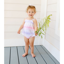 Load image into Gallery viewer, Rosey Romper - Sea Grape Stripe
