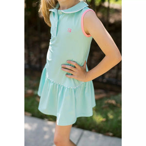 Darla Dress- Turquoise/ Pink