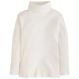 Ribbed Turtleneck - Ivory