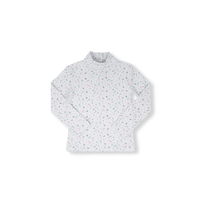 Tot Turtleneck - Holly Candy Cane
