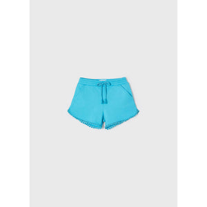 Chenille Shorts- Turquoise
