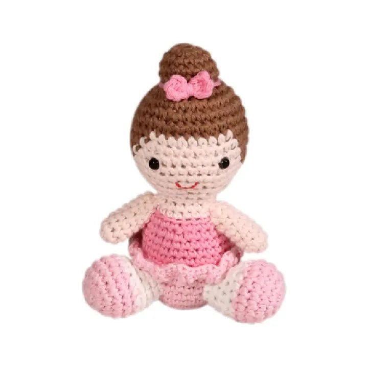 Bella the Ballerina Crochet Rattle 4