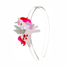 Load image into Gallery viewer, Unicorn Valentine Headband
