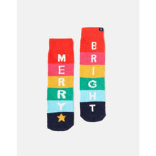 Load image into Gallery viewer, Festive Fluffy Socks- Merry Red
