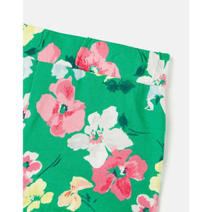 Amara Jersey Shorts- Green Floral